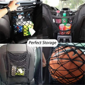 Multi-Function Car Storage Box Backrest Storage Bag Large Capacity Space-Saving Tissue Box