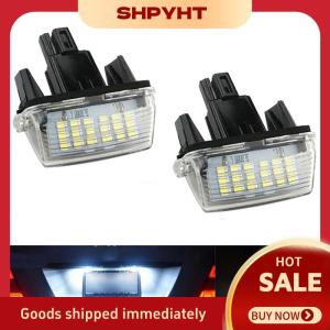 SHPYHT 2 pcs trắng LED tấm giấy phép đèn cho Toyota Camry Yaris Vios avensis