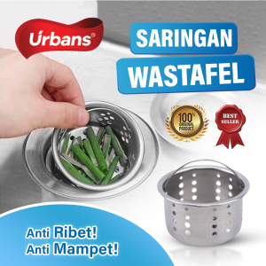 Filter Stainless Anti Tumpat Urin untuk Wastafel dan Piring - Jala Fitting Tahan Lama
