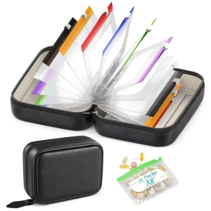 [SG Local Stock]Portable 7 Days Weekly Pill pouch Organizer/ Refillable Medicine Storage Bag for Daily&Trave BPA-Free