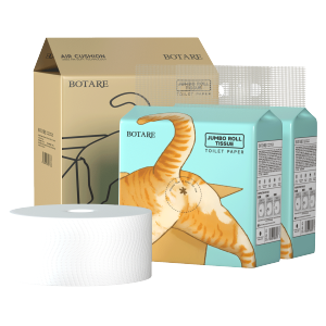 6 Cuộn Khăn Giấy Vệ Sinh Botare 5 Lớp 1500 Tờ 100x120mm - Công Nghệ Air Cushion Siêu Mềm Treo Tiện Lợi