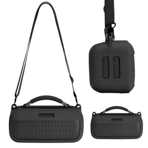 Silicone Cover Case Anti-Scratch Protective Case Cover Skin Speakers Pouch Bag for Bose SoundLink Max Portable Speaker