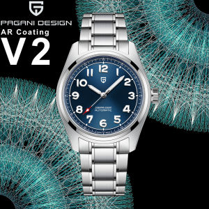 Pagani Design Original 38mm Automatic Mechanical Watch Luxury Mens Pilot Japan NH35A Sapphire Waterproof 200m Watch Mens PD-1717