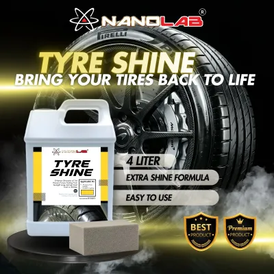 Tyre Shine Tyre Wax Pengilat Tayar Wax 4 Liters 500ml - Nano Coating Malaysia