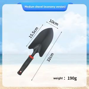 Black Plastic Gold Pan Manual Wash Gold Panning Equipment Set Outdoor Nugget Mining Prospecting Tools