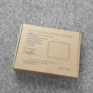[SG]440Lbs Electronic Postal Scale 0.05kg Precision Integrated Stainless Steel Digital Scale with LCD Backlight Display
