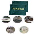 6pcs flood control bags waterproof barrier canvas bags sand-free water-absorbing air-filled bags solid thickened flood control embankment rainproof rainy season waterproof treatment suitable for home door garage and basement. 