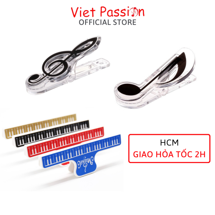 Kẹp giữ sách bản nhạc hình nốt nhạc, hình khóa sol, hình piano Viet ...