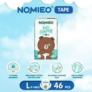 [Single Pack]NOMIEO Diapers Pants / Tape S M L XL XXL XXXL Baby disposable diapers