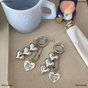 [COD] WEICHENG Heart Phone Pendant Chain Cute Charm Key Chain Bag Charm Cute Accessories For Phone Camera Bag