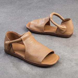 ✅ Handmade/Leather ✅ SL Handmade Cowhide Sandals/Leather Sandals【Breathable Genuine Leather】Cowhide Leather/Anti-Sweat Waste/Warm Feet/Comfortable Walking/Suitable For Daily Wear/Outdoor Activities