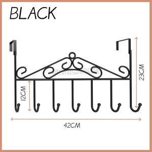 Door Rear Hook Door Hanging Clothes Hanging Door Rear Rack Nail Free Clothes Hook