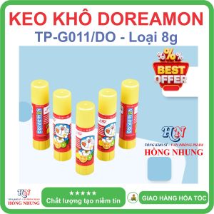 [MEGA SALE] COMBO 30 thỏi Hồ Khô dán giấy Doraemon G011 / Tím đổi màu G006 Khô Nhanh Không Độc Hại giúp bé ham học