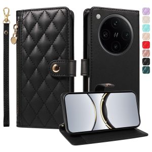 เคสสำหรับออปโป้ไฟนด์ X8/ค้นหา X8 Pro ซิปลมหอมแม่เหล็กกระเป๋าสตางค์หนังเคสโทรศัพท์พลิกช่องการ์ด