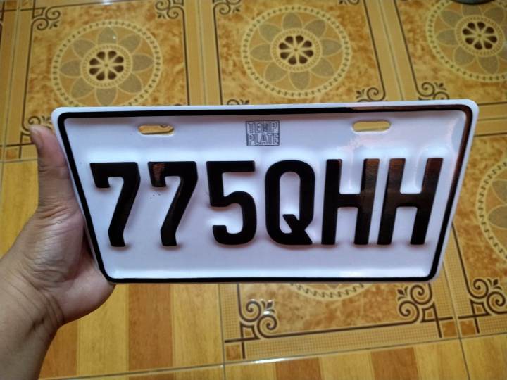 NEW LTO PLATE x STANDARD FOR TEMPORARY PLATE x PLAKA SA MOTOR | Lazada PH