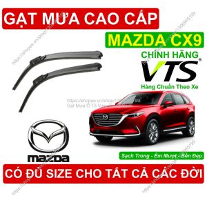 Gạt Mưa Kính Lái Mazda CX9 Cặp Gạt Mưa Kính Lái Cho Các Dòng Xe Mazda CX9 Có Đủ Size Cho Các Đời Xe Mazda CX9