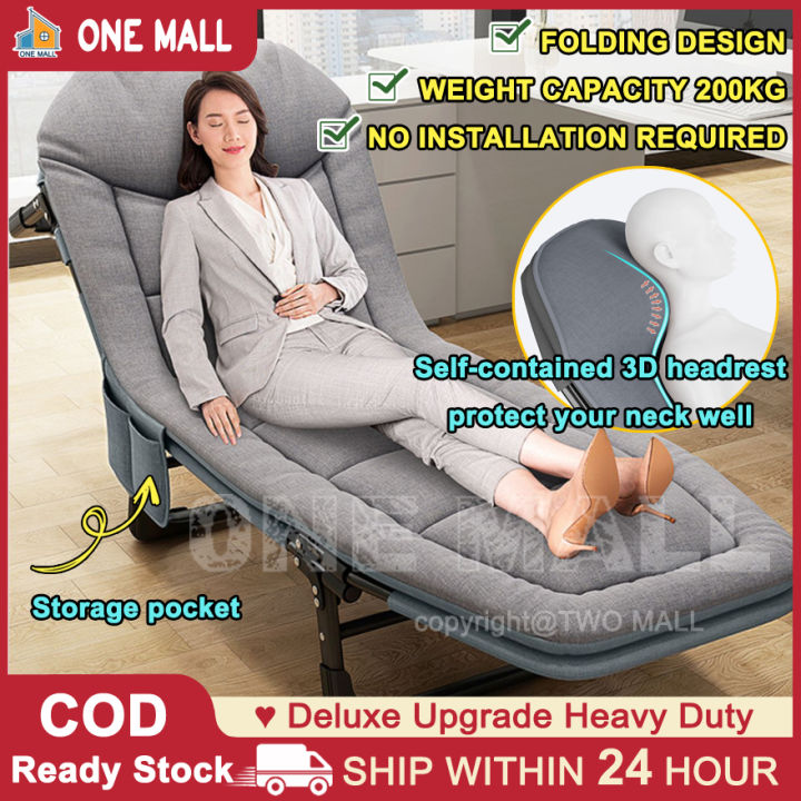 Heavy Duty Folding bed with Foam Outdoor Adjustable Folding Bed Office