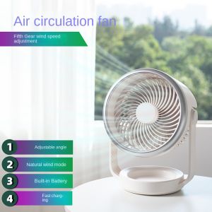 Luminous USB Desktop Fan 4-Size Speed Silent Air Fan For Home Office Battery Fan