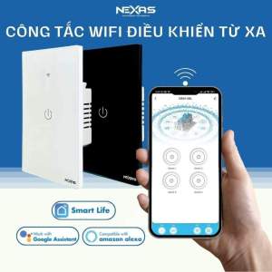CÔNG TẮC CẢM ỨNG THÔNG MINH WIFI THƯƠNG HIỆU NEXAS