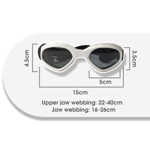 HamshMoc UV400 Dog Goggles Wind & Dust Proof Foldable Multi-Color Vent Comfort Fit for Sunny Adventures