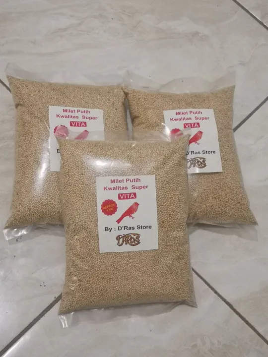 BISA%20COD!!!Pakan%20Burung%20Kenari%20Lovebird%20Parkit%20Milet%20Putih%201kg%20%7C%7C%20MAKANAN%20BURUNG%20%7C%7C%20RDS%20-%20Image%203
