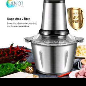Blender Elektrik Stainles Steel Penggiling Bumbu Dan Daging Chopper