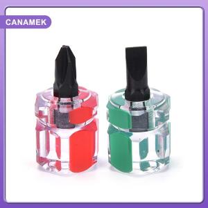 【CANAMEK】 2pcs Mini Screwdriver Mini Screw Driver Short Small Split Repair Tools Kit Set