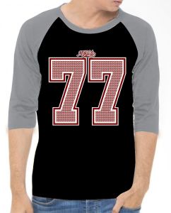 KAOS RAGLAN PRIA WARNA 77  \ KAOS RAGLAN PRIA LENGAN 3\4 ATASAN PRIA / KAOS MURAH / KAOS DISTRO / KAOS SIMPLE / T-SHIRT PRIA