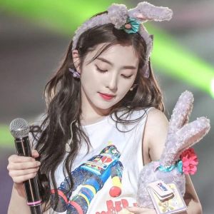 Korean Cartoon Disney StellaLou Headband Cute Rabbit Ears Plush Girl Hair Band Women Headdress Hair Accessories