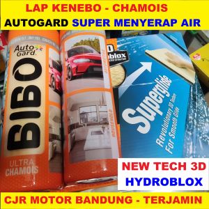 AutoGard BIBO Lap Kanebo Chamois Pengering Super Menyerap Air ANTI GORES