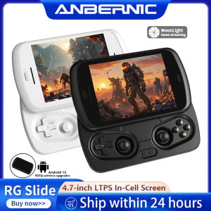 ANBERNIC RG Slide Video Handheld Game Console 4.7" LTPS In-Cell Screen Android 5000mAh Supports WIFI FOTA 1080p-DP Out Streaming