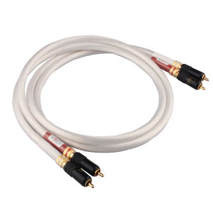 YYAUDIO Hi-End 7N OCC Silver Plated 2RCA Audio Cable 12 Strands Audio Cable HIFI 2RCA TO 2RCA Cable With WBT RCA Plug Cable