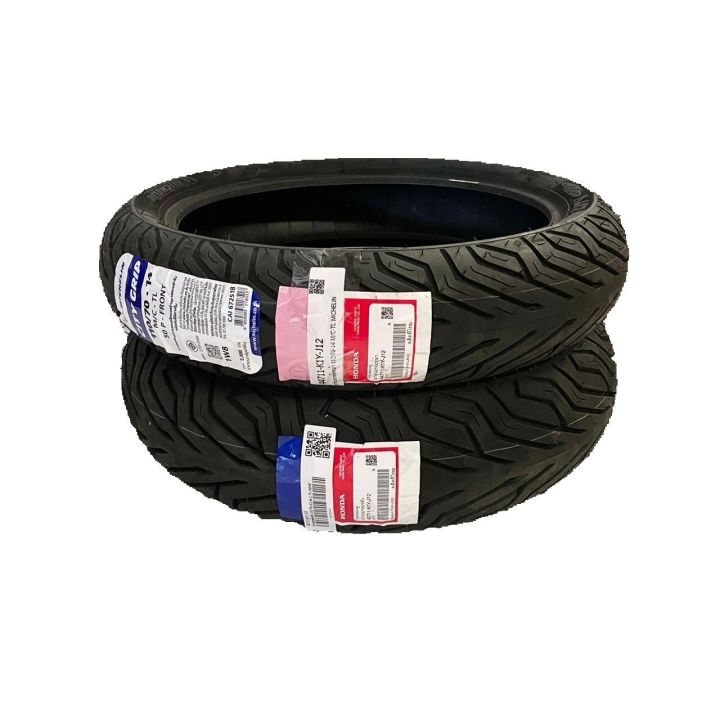 ยาง นอกล้อหน้า-หลัง 110/70-14//130/70-13 M/C-TL MICHELIN HONDA