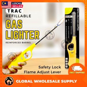 TRAC Refillable Lighter Gas Lighter Pemetik Api Dapur Gas Utility Lighter 防风打火机 Kitchen BBQ Fireplace Berkhemah