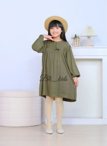 Dress Pita Anak Perempuan Bahan Rayon Usia 3 sampai 12 Tahun