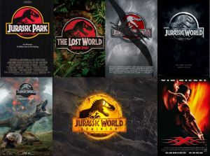 Flash Drive 64 Gb Jurassic Park Collection_xXx ภาพ Full HD 1080p และ 4K