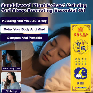 Agarwood Sleep Essential Oil Sleep Oil Insomnia Relief Roll On Natural Aromatherapy for Insomnia Relief with Oud Fragrance Deep Relaxation