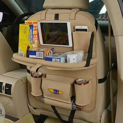 Túi đựng đồ treo sau ghế xe hơi - bằng chất liệu da cao cấp ngăn chứa thiết kế thông minh tiện lợi màu sắc trang nhã