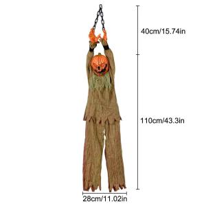 Face-changing Clown Doll Horror Halloween Decoration for Home Garden Yard Voice Control witch Haunted House Bar Decorative props2026