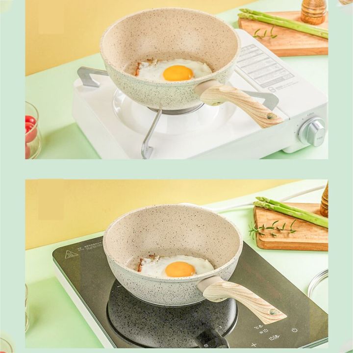 Non stick frying pan, durable induction cooker, pot with glass lid