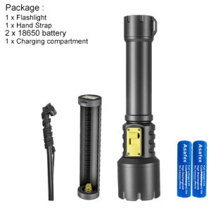 Asafee D-311A/D-311B Portable Amphibious Flashlight LED High Brightness Dive Lamp Type-C Rechargeable With Magnetic Switch 20M Underwater IPX8 Waterproof Hunting Diving Flashlight