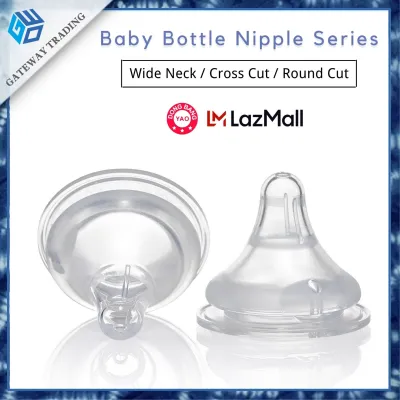 Gateway Trading DBY Classic Silicon Standard / Wide Neck Nipple Replacement 0-12 Months Baby