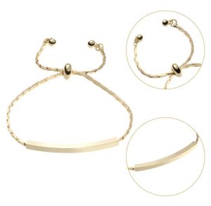 EMS fashion Real Gold Plating Geometric Bracelet Girlfriends Hand Jewelry good quality