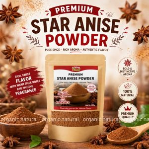 Premium Star Anise Powder 100G – Pure Aromatic Spice Healthy & Safe for Daily Cooking