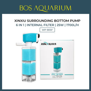 XINXIU 3 in 1 Surrounding Bottom Internal Filter Pump 25W 1400L/H for Aquarium WP-805F