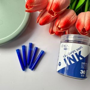 hộp 30 ống mực xóa được đủ màu / Xanh  Đen  Tím