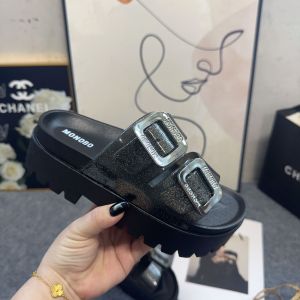 MONOBO GLITTER ( SIZE 35/36 - 40 ) SANDAL HEELS PLATFORM 4 CM MADE IN CHINA