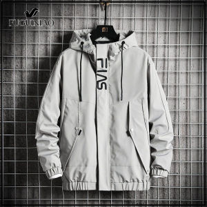 FUGUINIAO Áo Khoác Áo Khoác Áo Len Áo Khoác Nam Phong Cách Hàn Quốc Áo Khoác Thể Thao Nam Bóng Chày