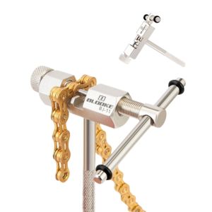 Durable Bike Chain Removal Tool for Single Speed&Multi-Speed Bikes Full Steel CNC Construction Replaceable Pin Long Lasting