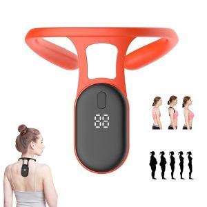 2023 New Smart Back Support Smart Corrector for Hunchback Correcting Hunchback Posture Correcting Back Posture Monitoring Improving the Hunchback Posture Corrector Vibrating (A-Black)